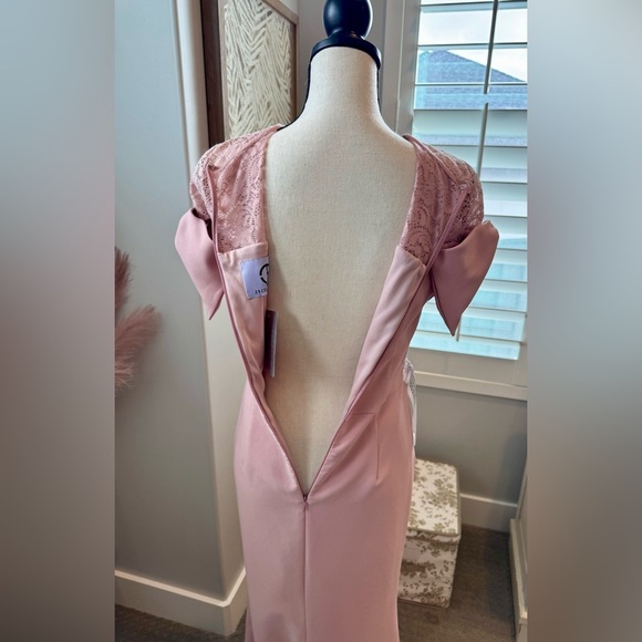 NWT JS Collection Elegant Pink Evening Gown size 6 - Picture 10 of 10